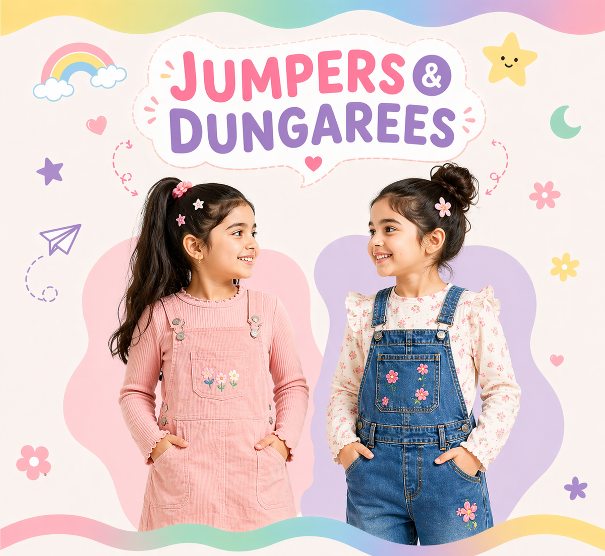 Girls Jumpsuits & Dungarees
