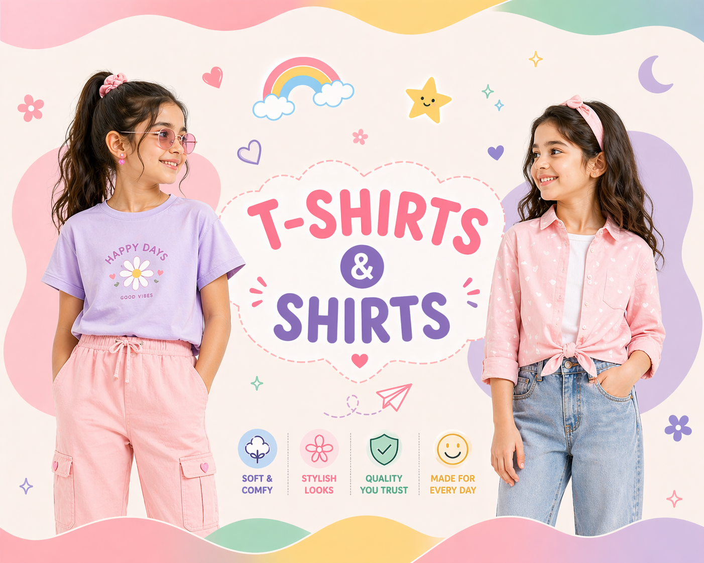 Girls T shirts & Polos