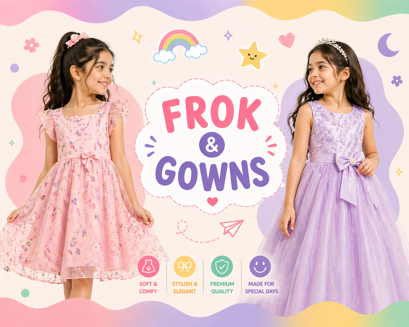 Girls Frocks & Gowns