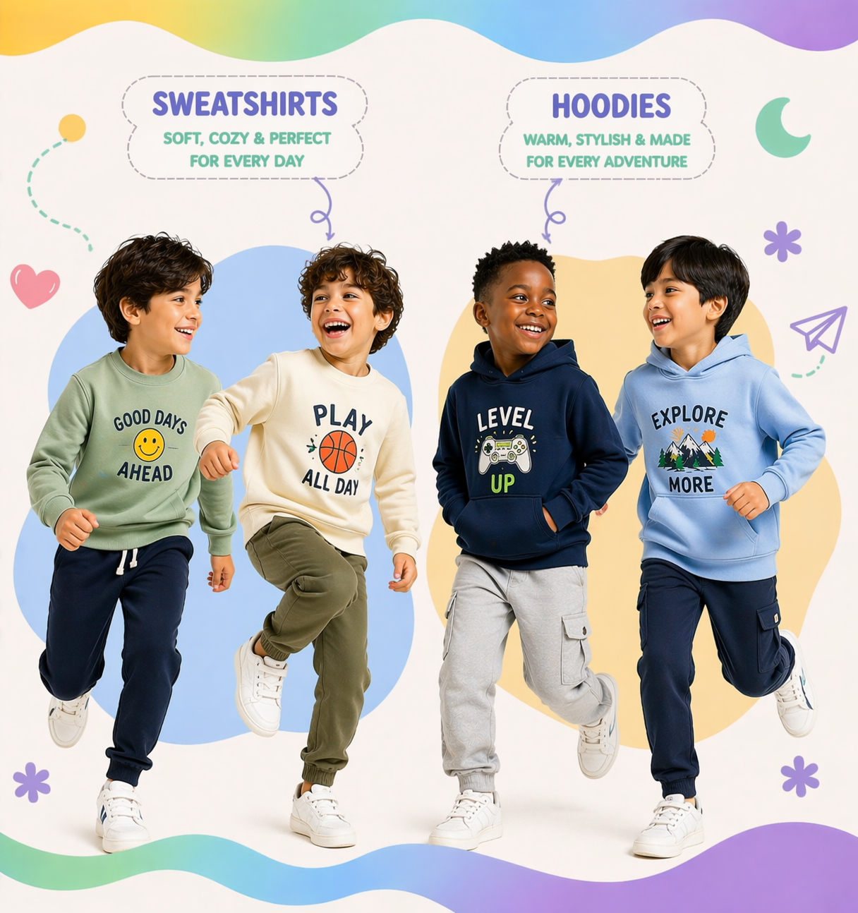 Boys sweatshirts & hoodies