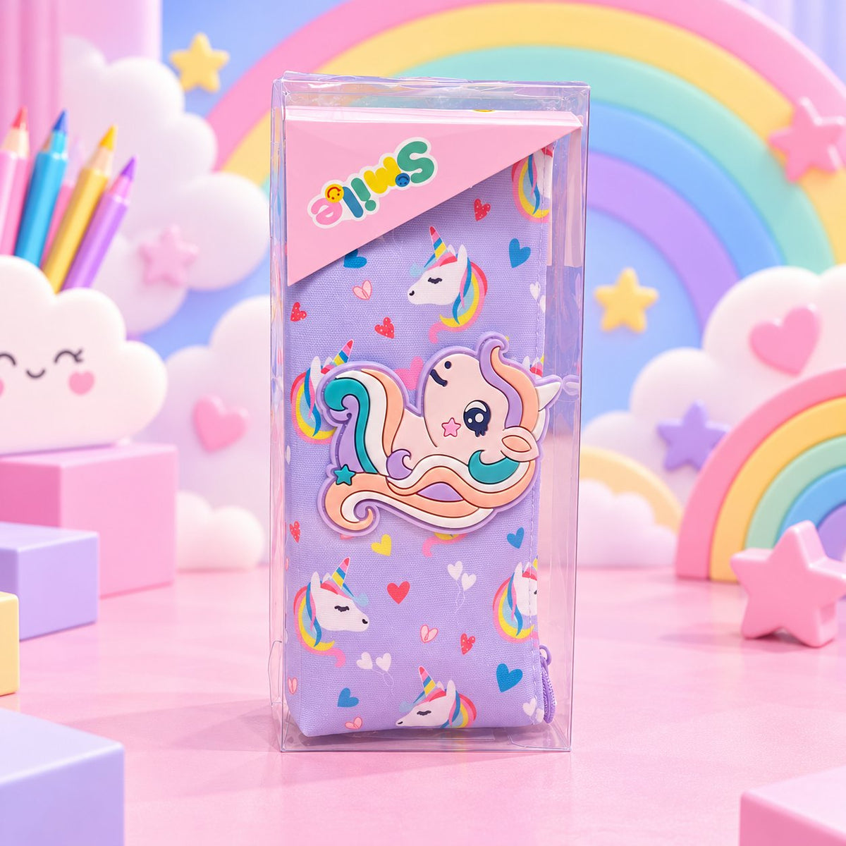 3D Unicorn Kids Geometry Box