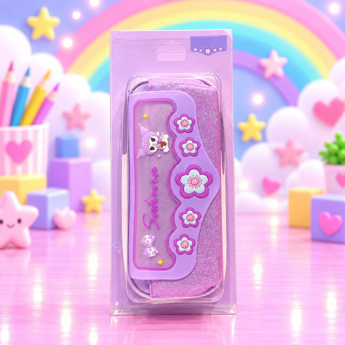 Sakura Glitter Kids Geometry Box