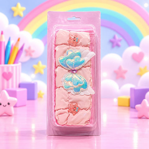 Pink Butterfly Kids Geometry Pouch