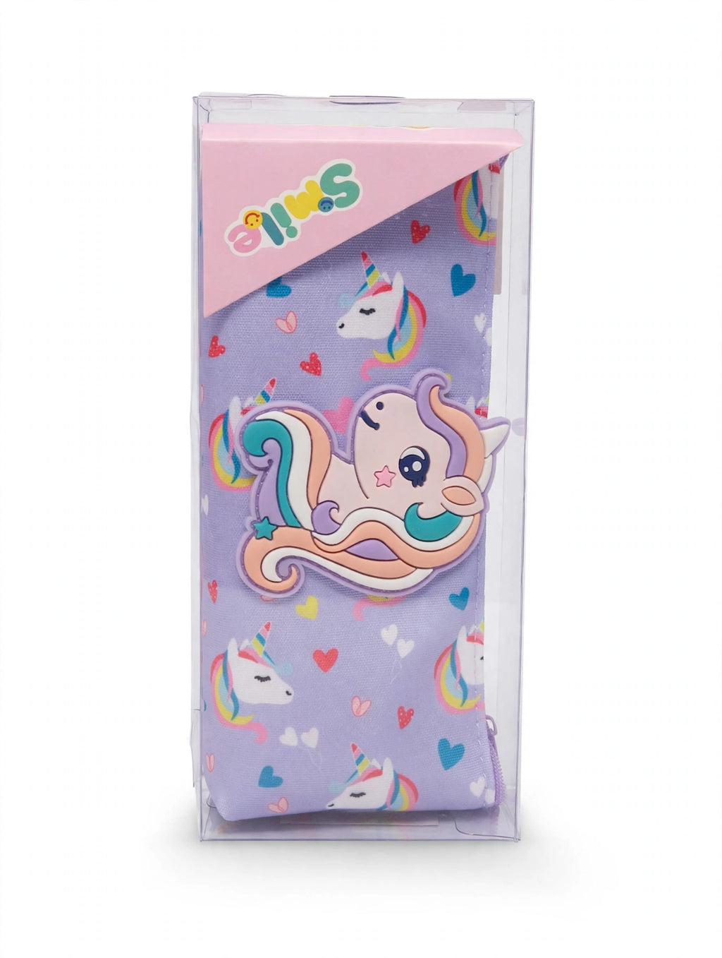 Unicorn Smile Kids Geometry Pouch
