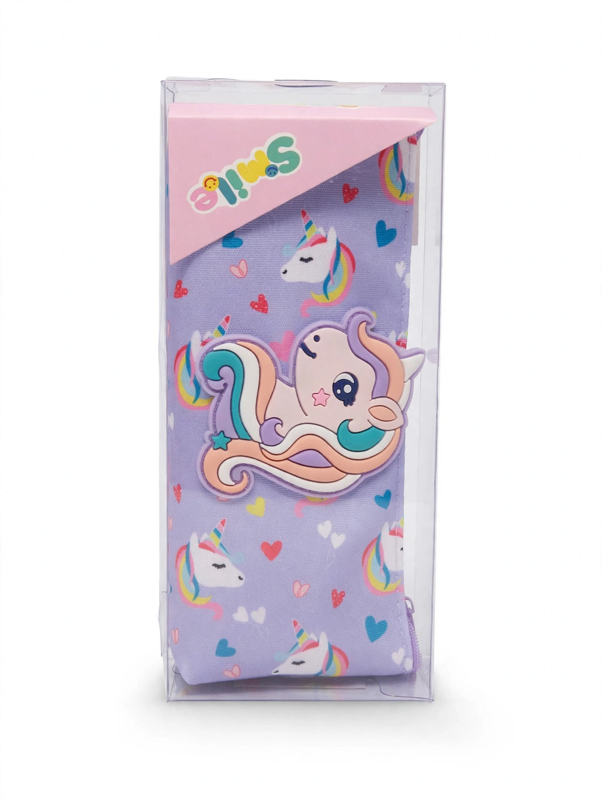 Unicorn Smile Kids Geometry Pouch
