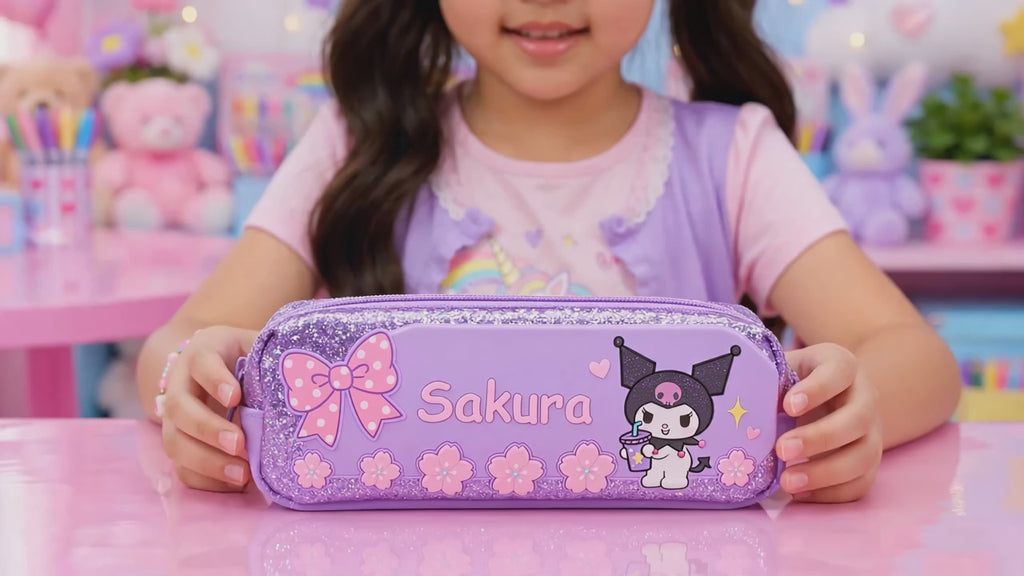 Sakura Glitter Kids Geometry Box