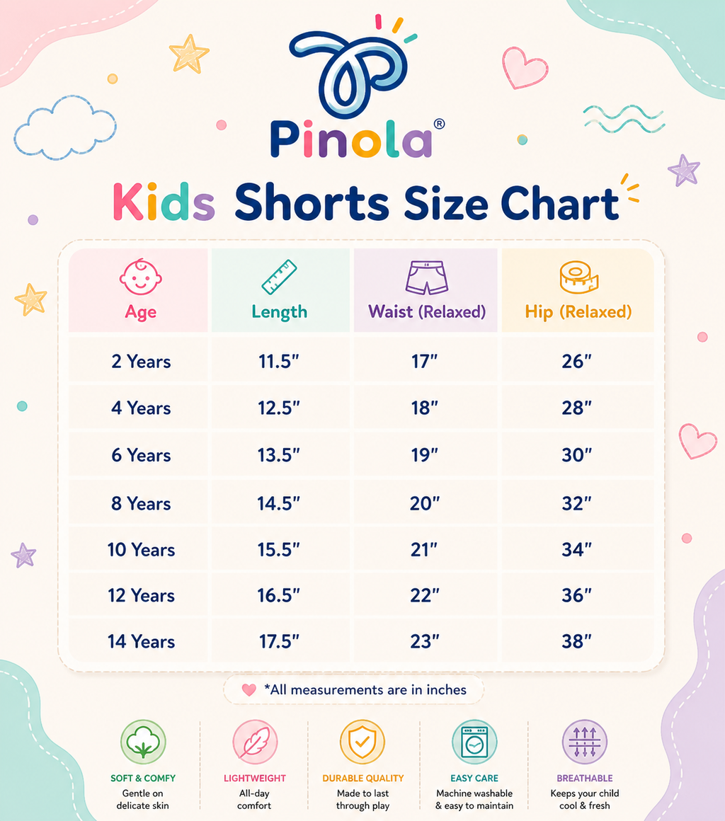 Pinola Happy Zebra Kids Shorts – l