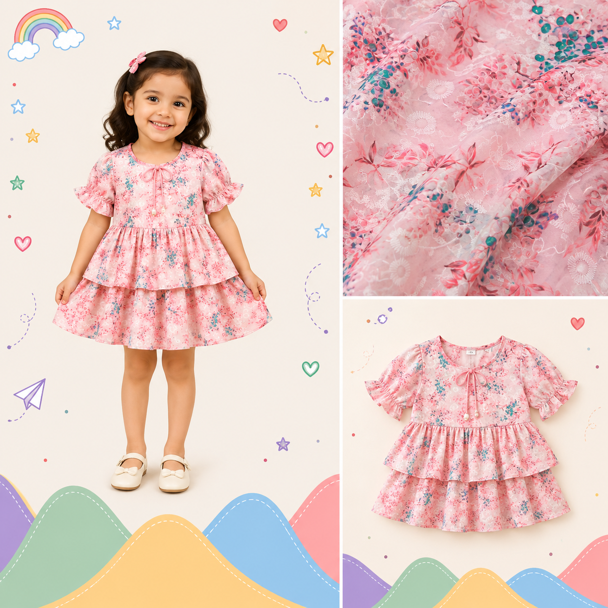 Pinola Blossom Layered Frock