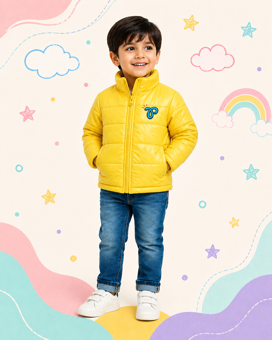 Pinola Little Luxe Puffer Jacket – Sunshine Yellow