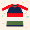 Color Block Kids T-Shirt – Play Stripe Edition