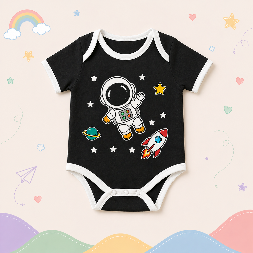 Pinola Space Explorer Baby Onesie