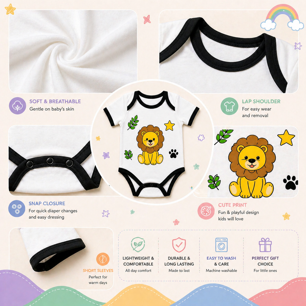 Pinola Baby Lion Romper
