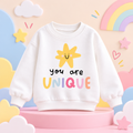 Pinola You Are Unique Girls Sweatshirt – White