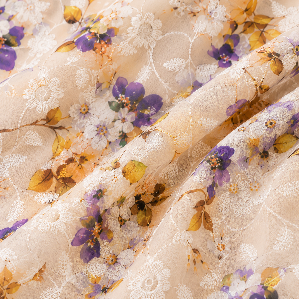 Pinola Lavender Bloom Layered Frock