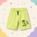 Pinola Dino Ride Kids Shorts – Neon Green