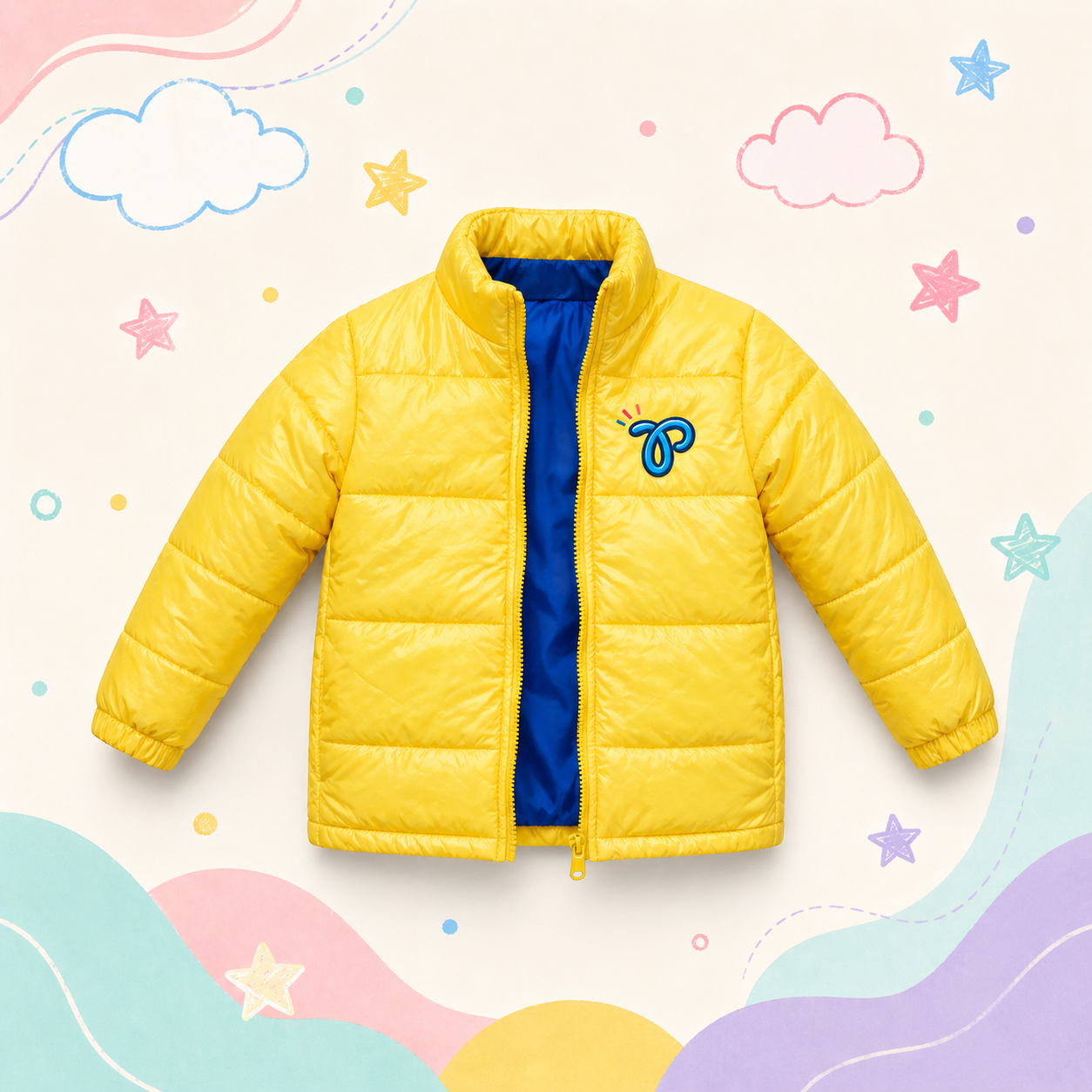 Pinola Little Luxe Puffer Jacket – Sunshine Yellow