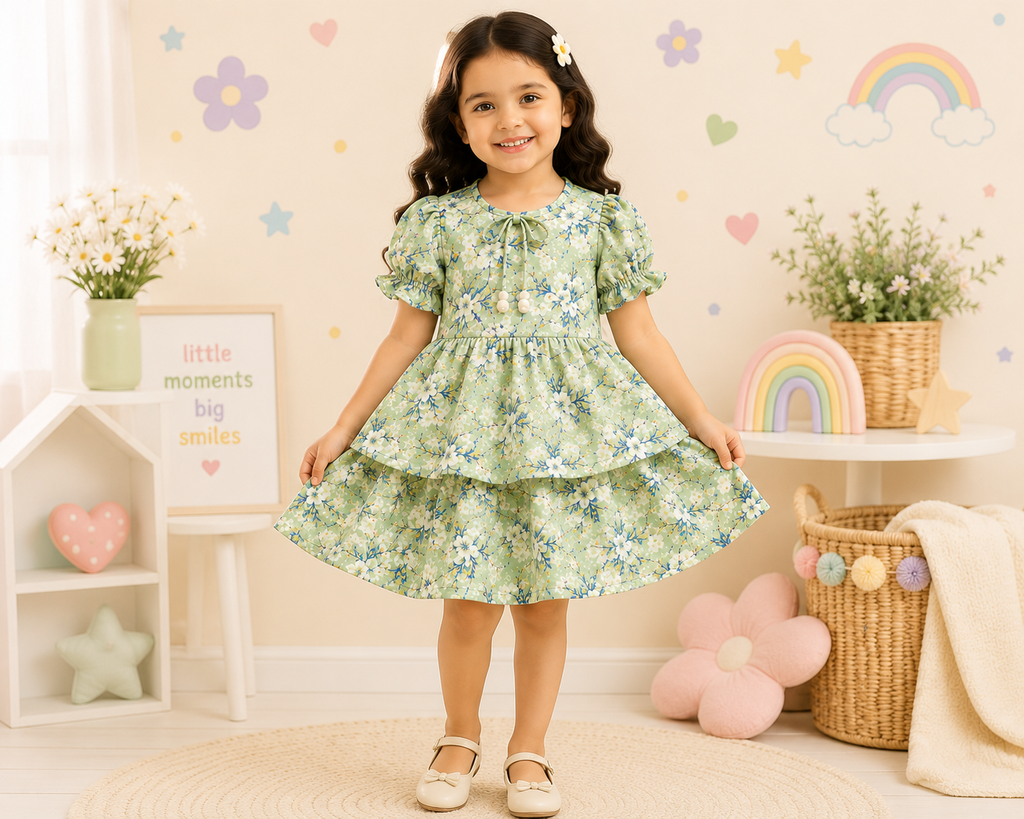 Pinola Meadow Bloom Layered Frock