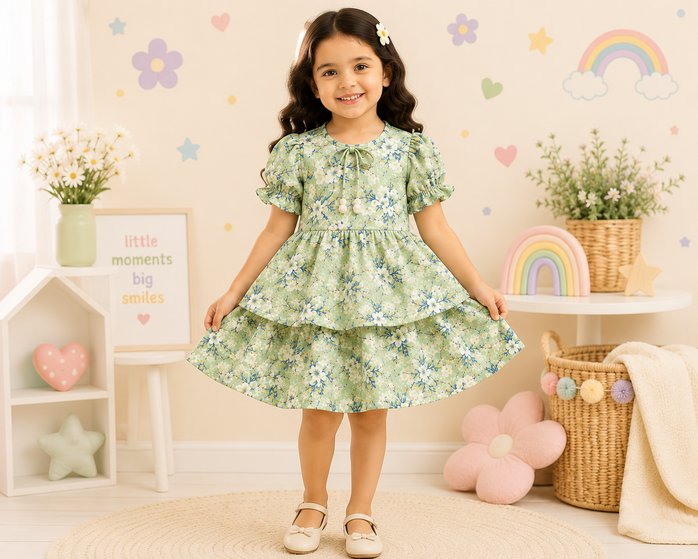 Pinola Meadow Bloom Layered Frock
