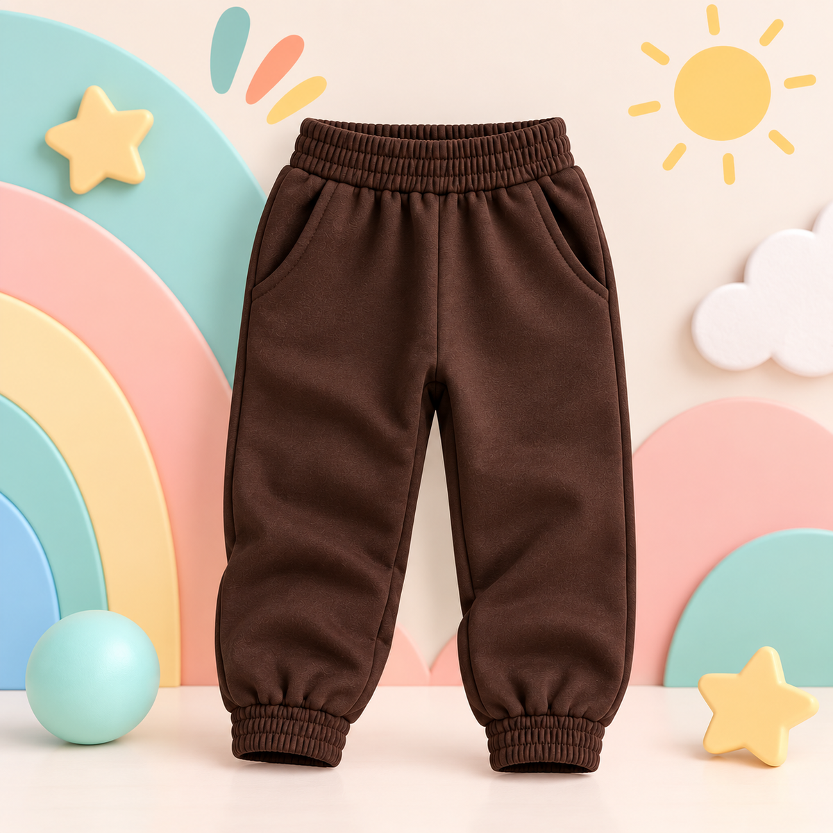 Pinola Cozy Coffee Bear Sweatshirt & Jogger Set