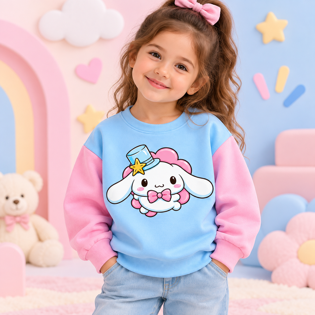 Pinola Dreamy Bunny Girls Sweatshirt